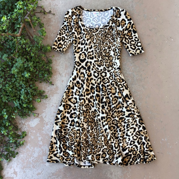LuLaRoe Dresses & Skirts - LuLaRoe Rare Unicorn Leopard Print Nicole Dress LuLaRoe Dresses & Skirts - LuLaRoe Rare Unicorn Leopard Print Nicole Dress